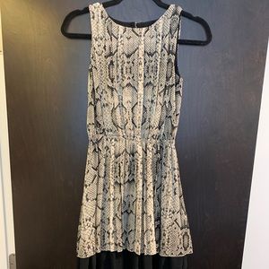 Jessica Simpson snake print sleeveless dress